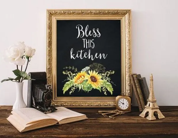14373 sunflower kitchen decor textiles
