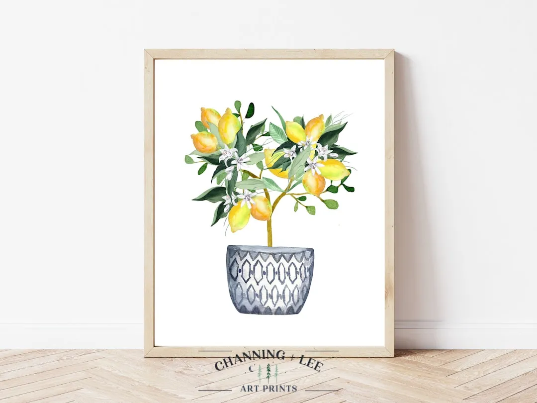 14379 lemon wall art