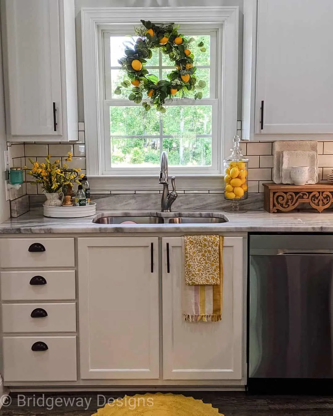 14390 yellow and gray kitchen decor inspiration