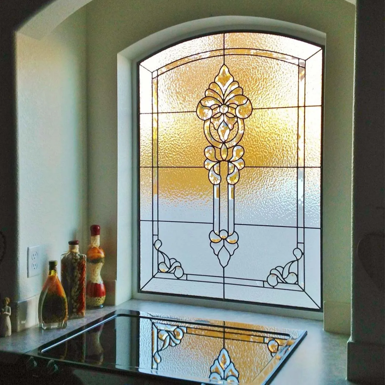 14398 stained glass pendant lights