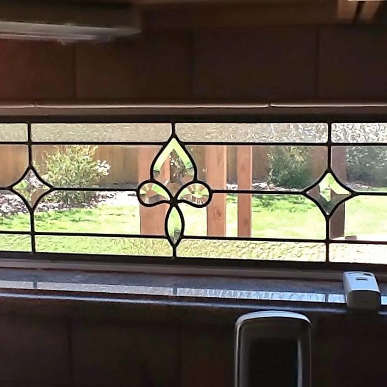 14398 stained glass wall art