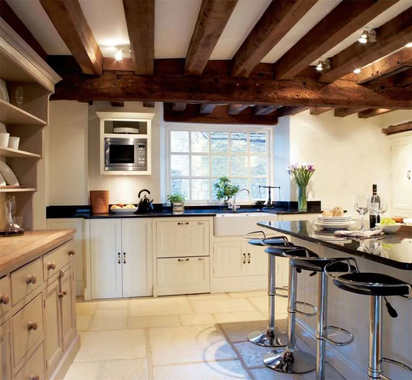 14402 country kitchen wood materials