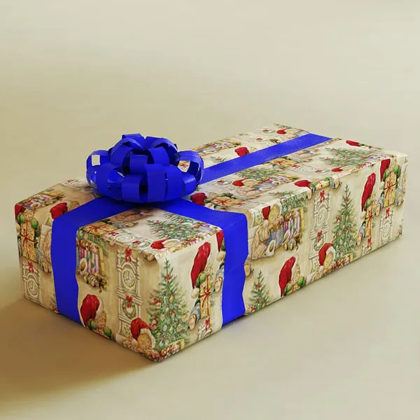 14407 classic christmas kitchen 3d