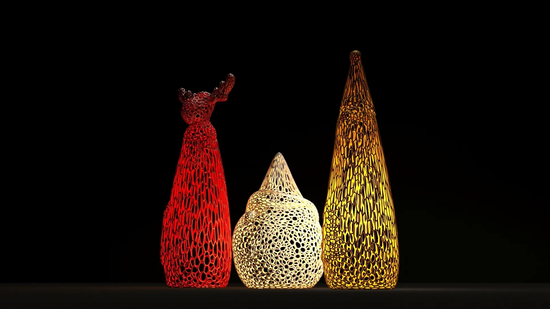 14407 modern christmas kitchen 3d