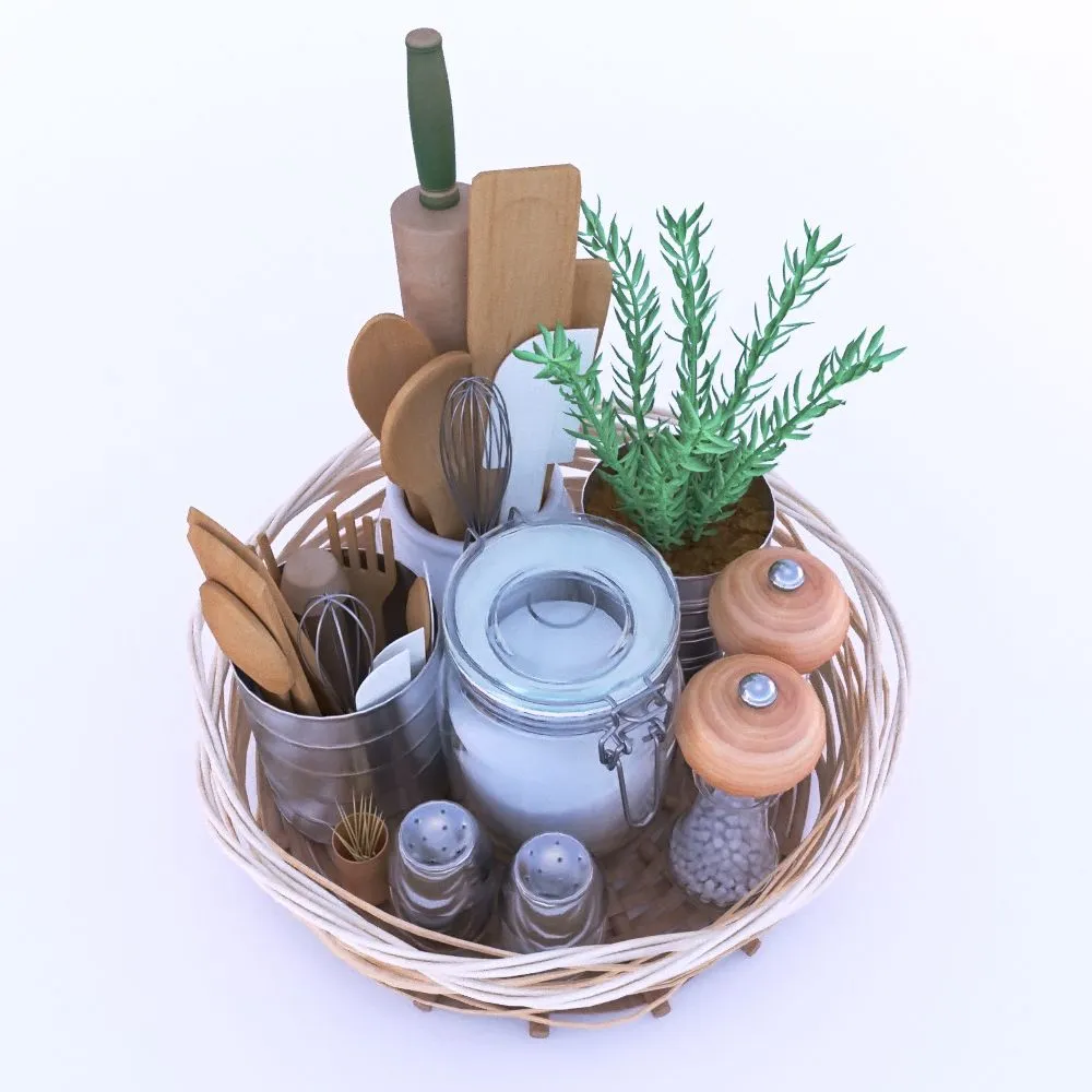14424 summer kitchen 3d model 1