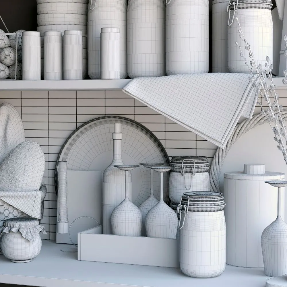 14424 summer kitchen 3d model 2