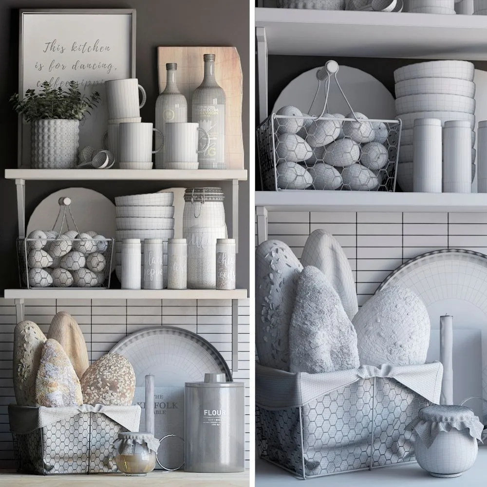 14424 summer kitchen 3d model 3