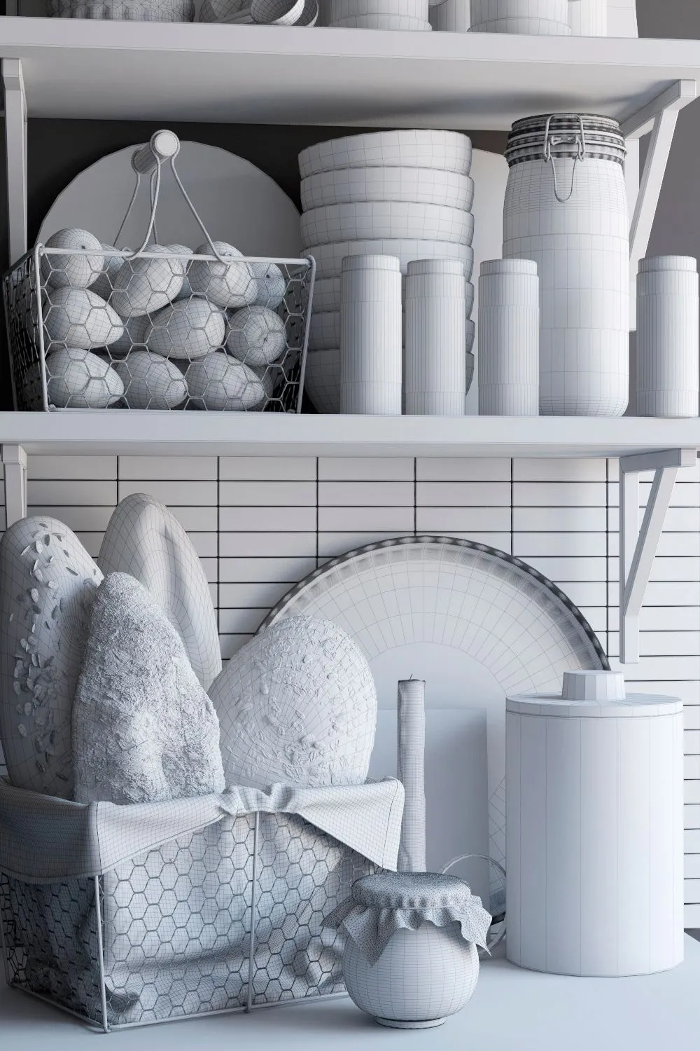 14424 summer kitchen 3d model 4