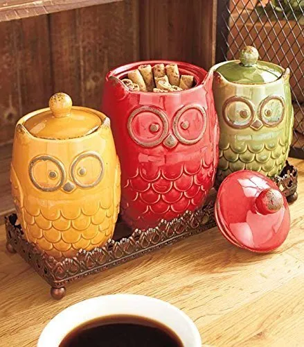 14452 owl wall art kitchen