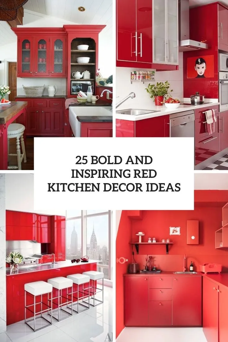 14496 red kitchen decor signs motivational