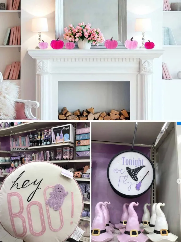 14499 pink halloween table decor