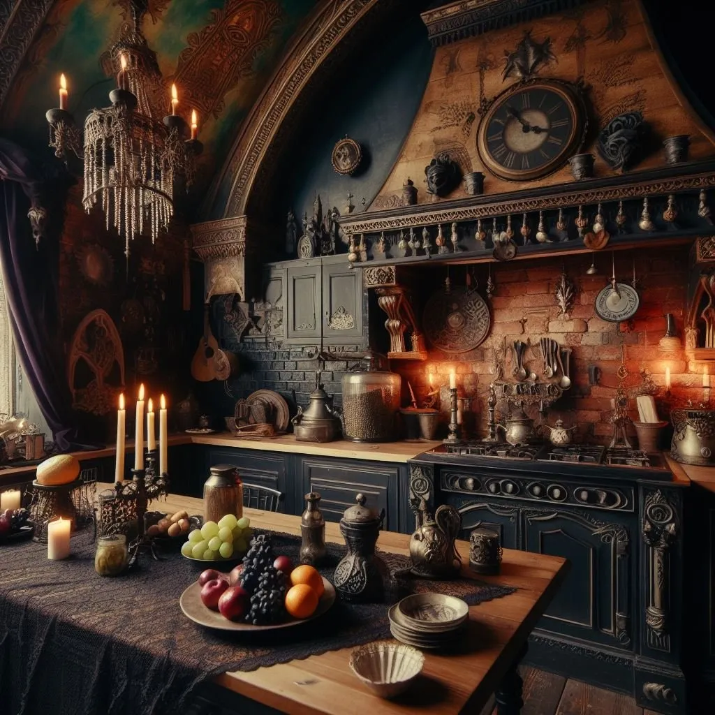 14513 gothic kitchen textiles