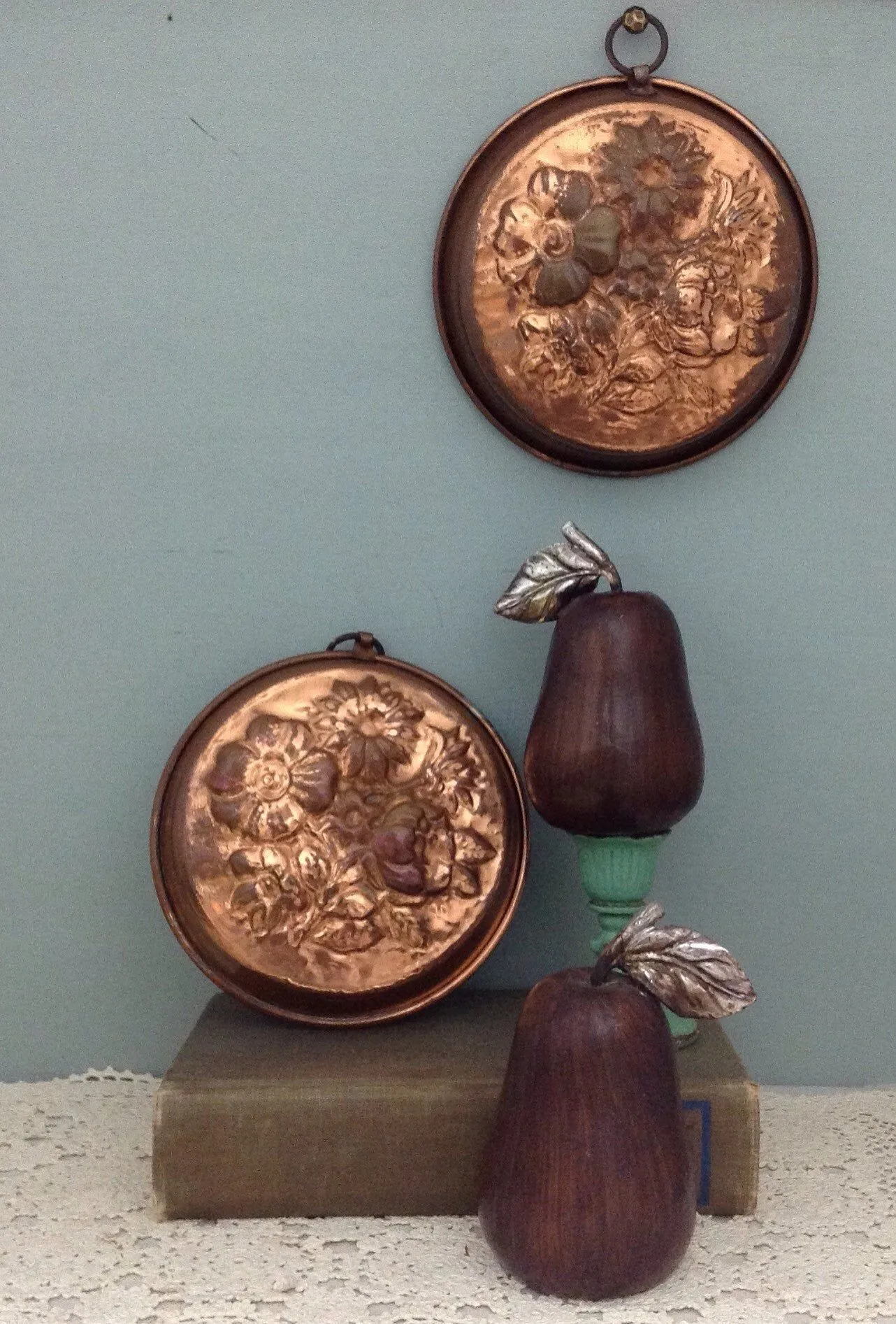 14523 copper jello mold kitchen decor 5