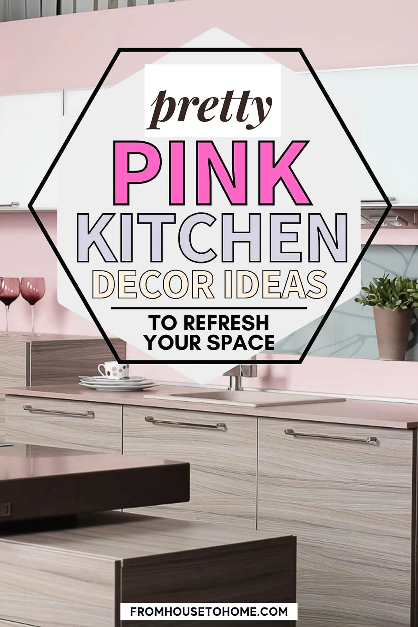 14530 pink kitchen textiles
