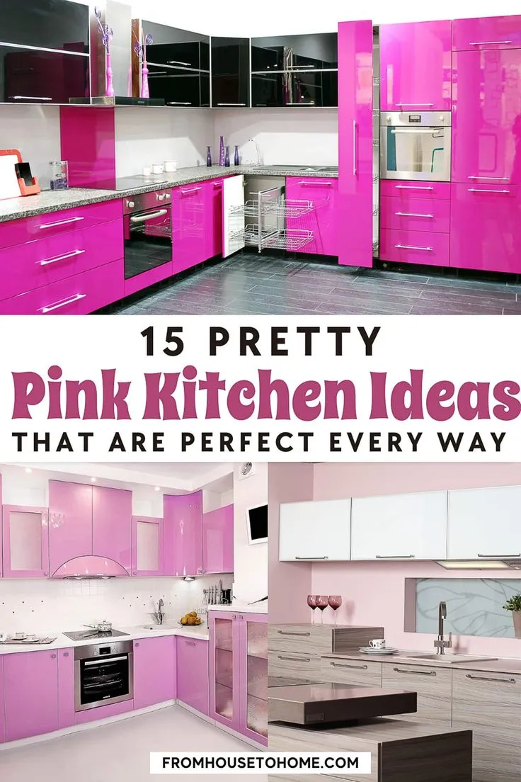 14530 pink kitchen wall art