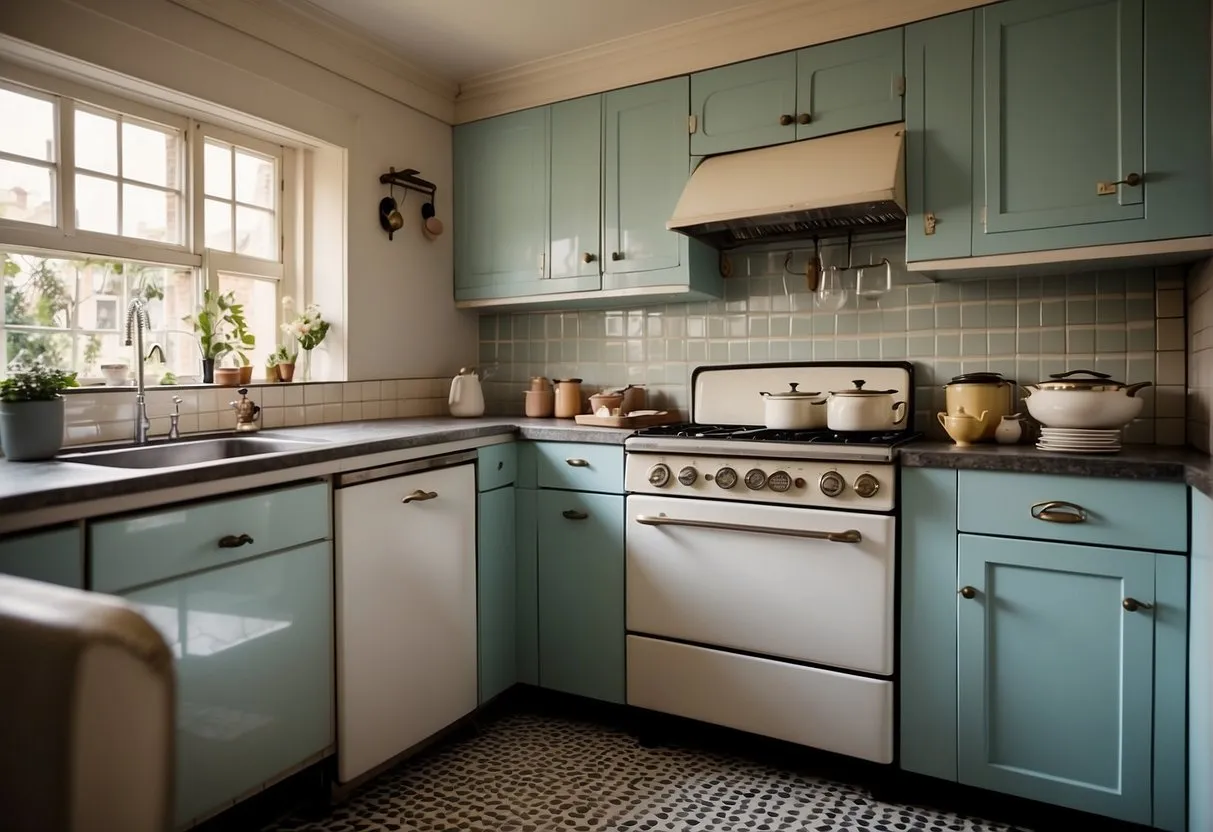 14533 western kitchen vintage decor