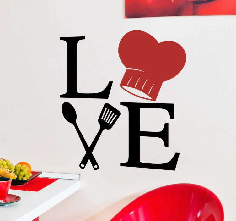 14534 cooking is love kitchen decor 4