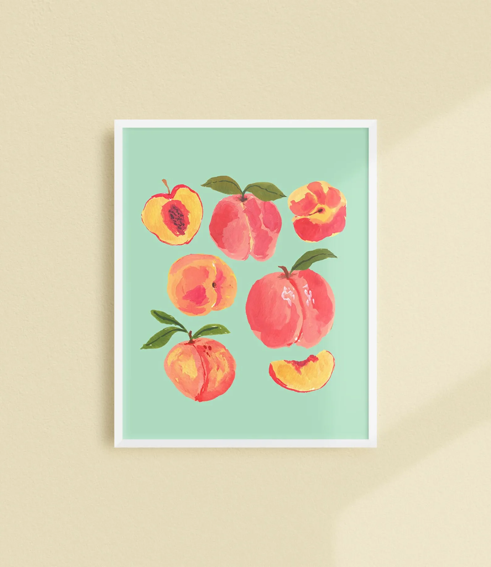 14538 contemporary peach kitchen