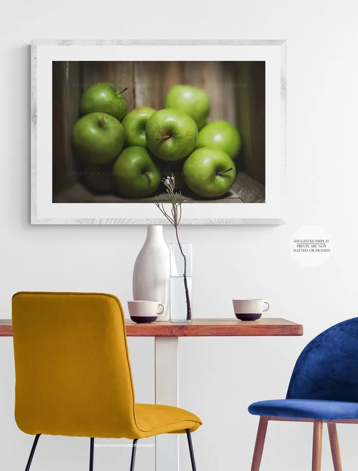 14575 green apples kitchen decor 3