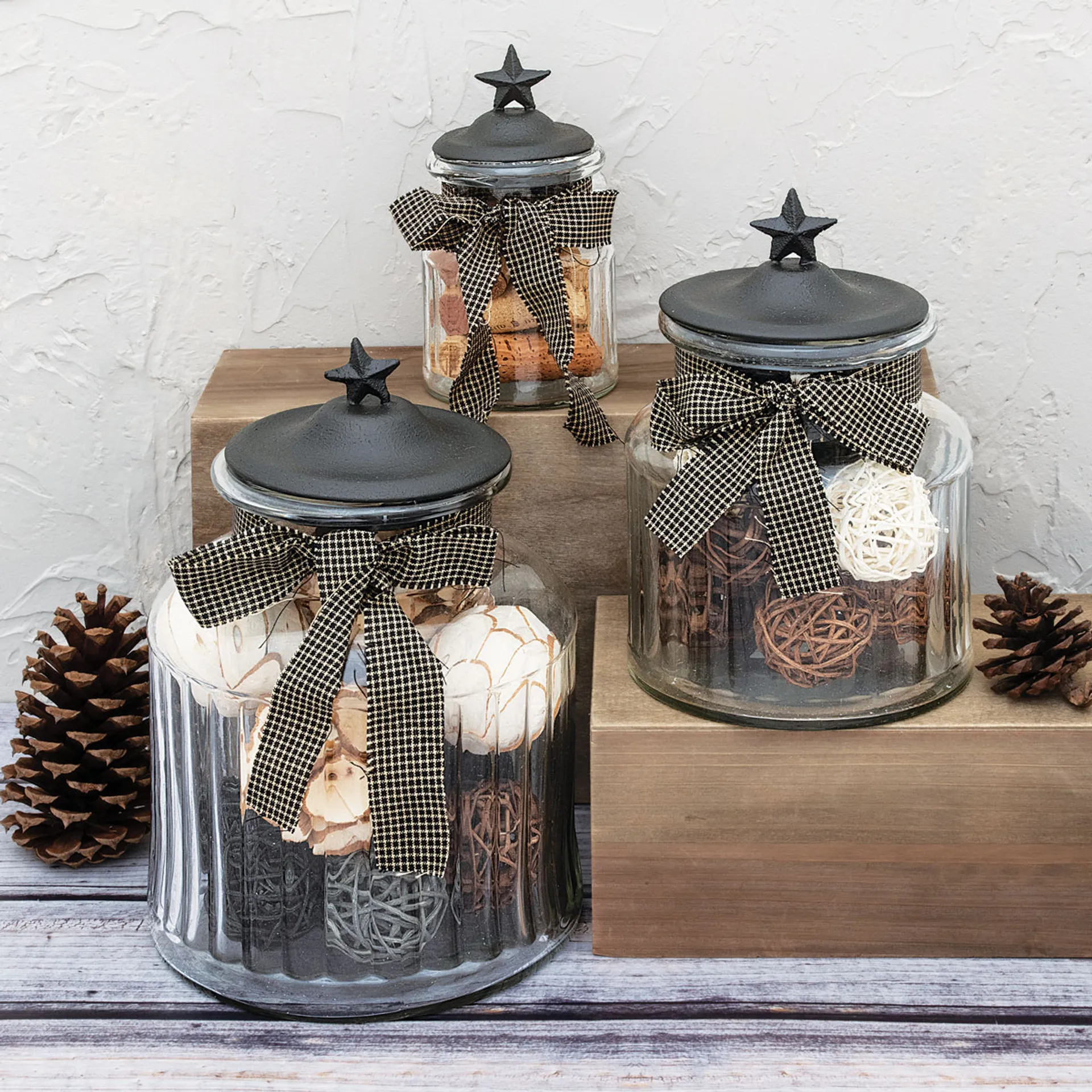 14578 western kitchen jars shelves