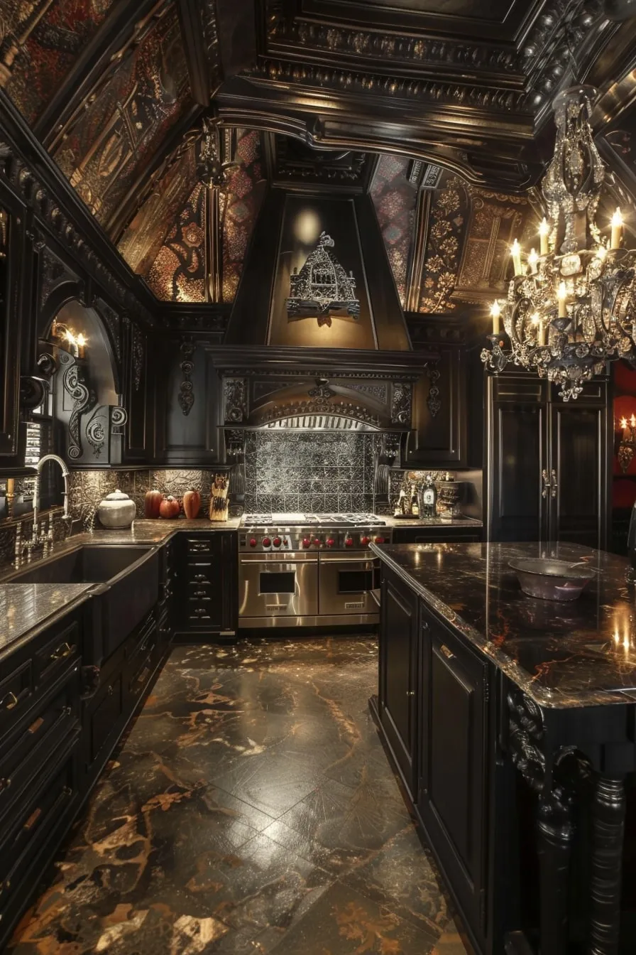 14580 gothic kitchen textiles